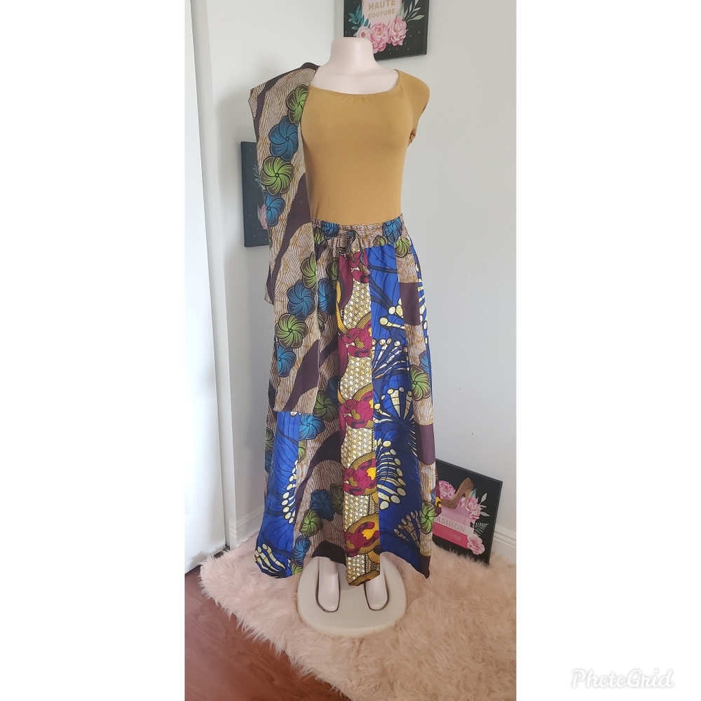 African print maxi